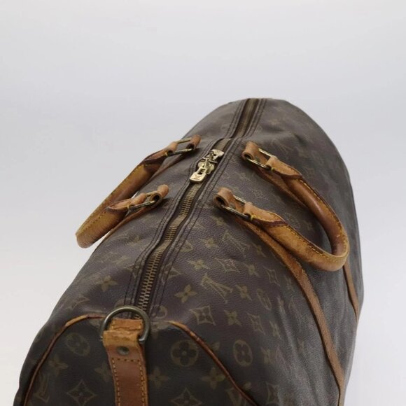 LOUIS VUITTON Monogram Keepall Bandouliere 50 Boston Bag M41416 LV Auth 113879 - Picture 7 of 16